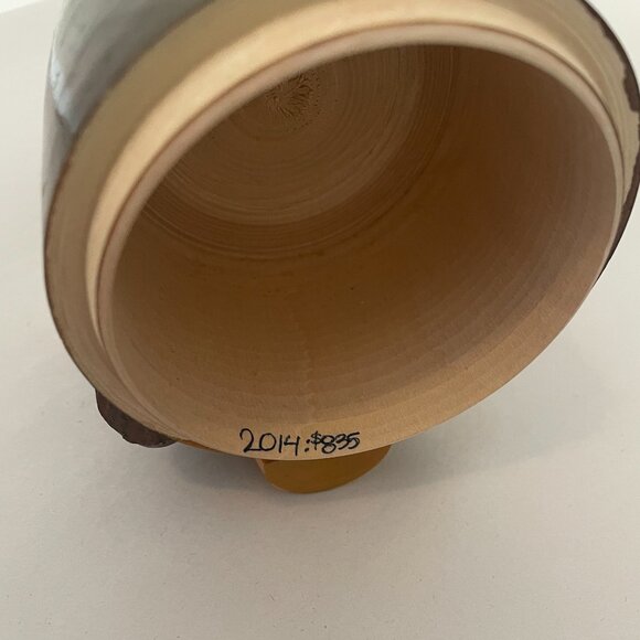 Vintage Hand Painted Wooden Bear Money Bank with Honey Barrel Coin Piggy Bank - Picture 9 of 9